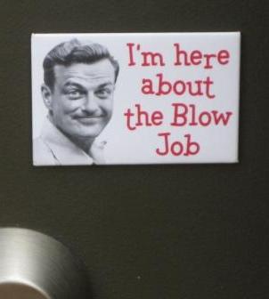 He greets you on your first visit.